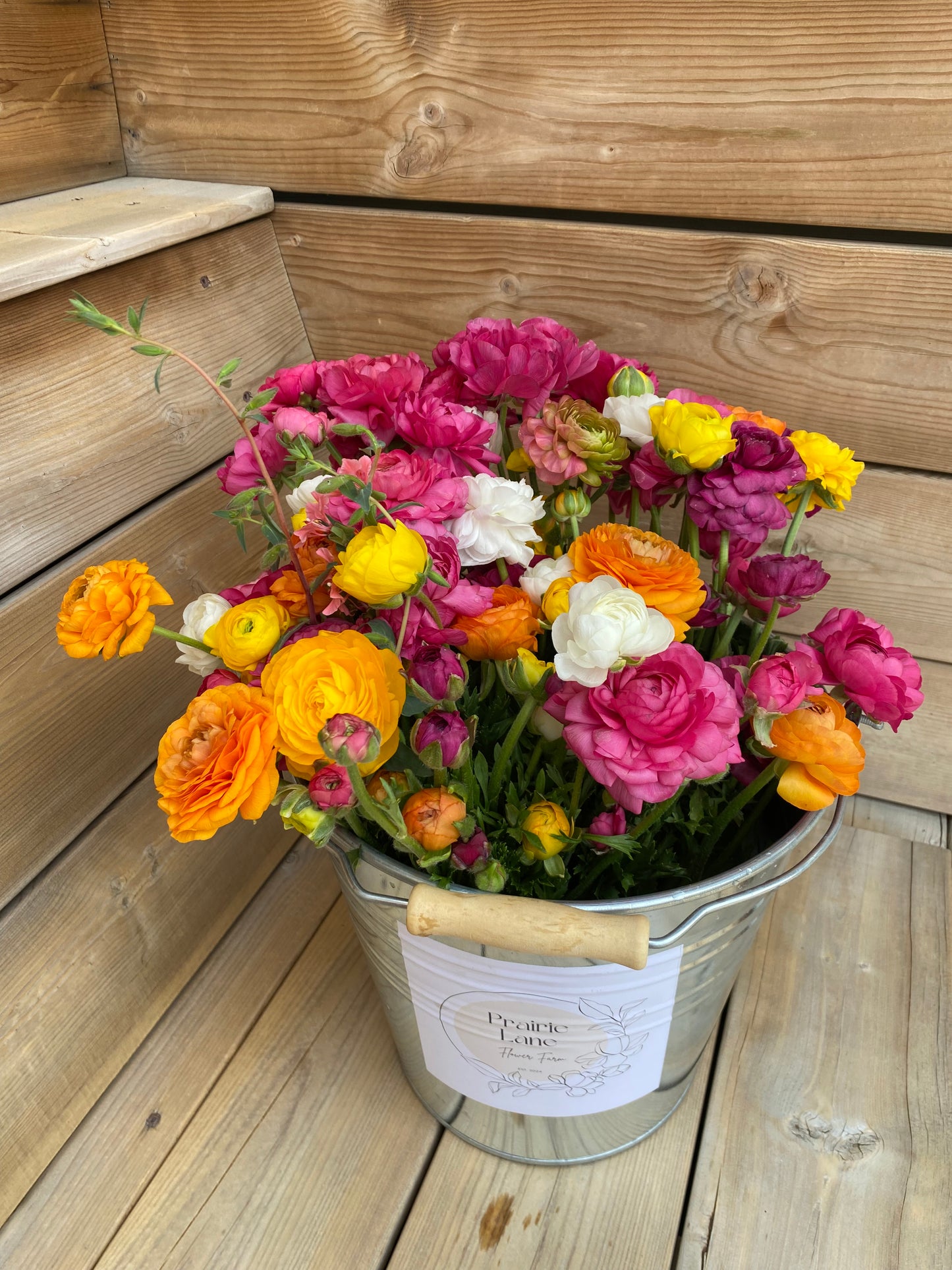 DIY Floral Bucket