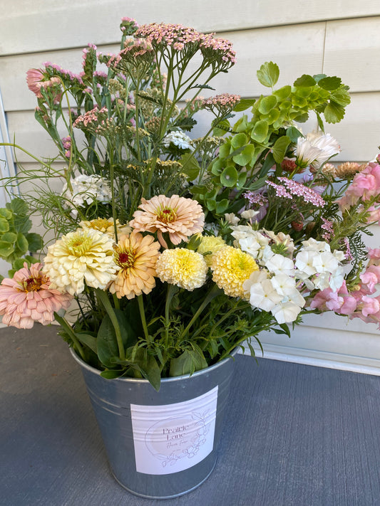 DIY Floral Bucket