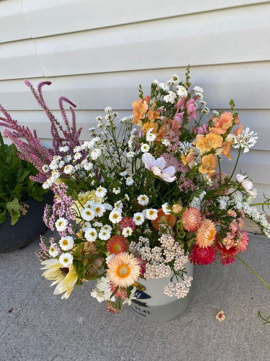 DIY Floral Bucket
